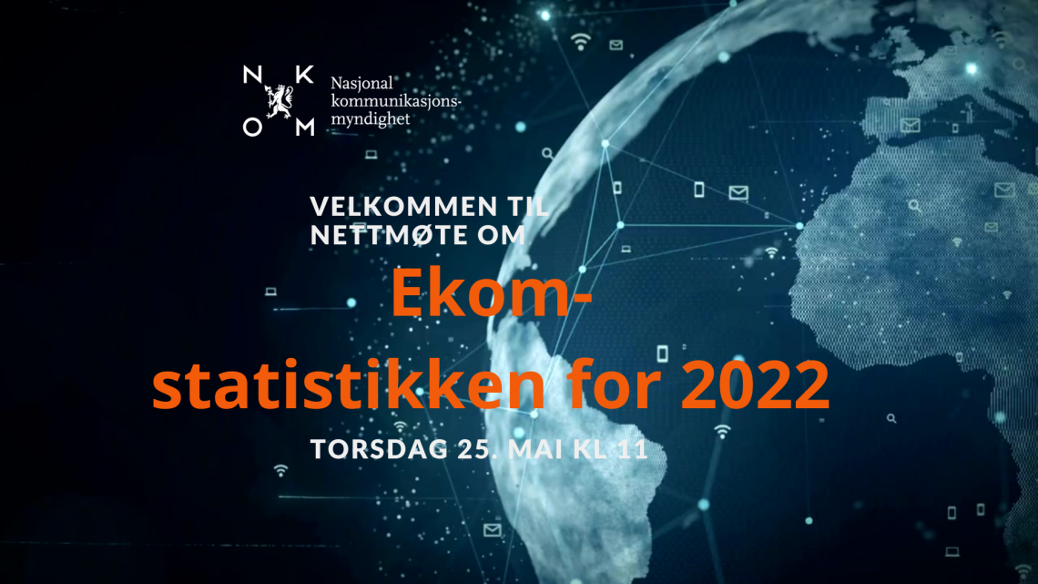 Bilde av ekomstatistikken 2022