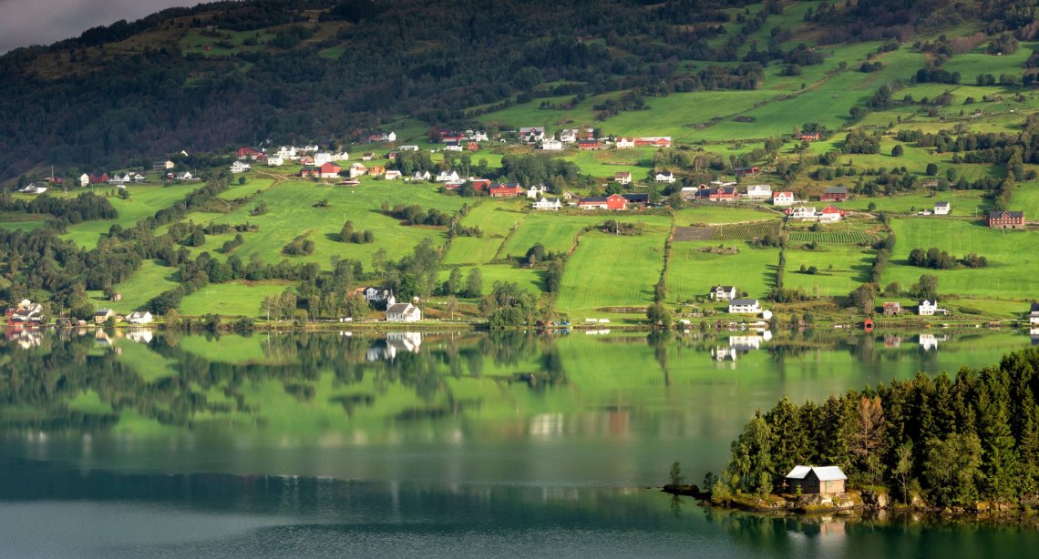 Illustrasjonsbilde del av Luster i Sogn ved Sognefjorden